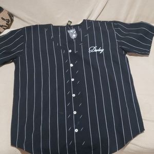 Forever 21 Darling black white stripe shirt